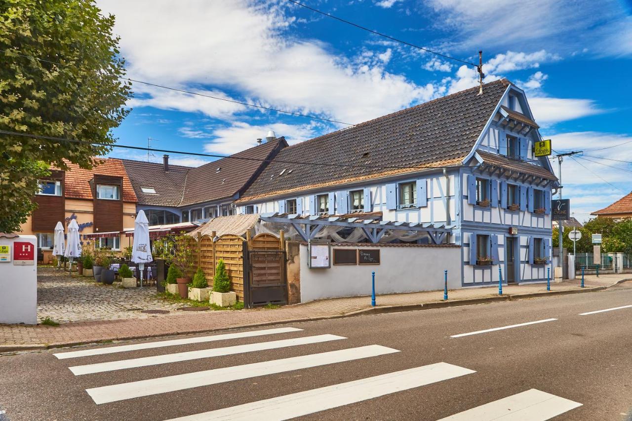 Hotel Restaurant Au Cygne Eschau Bagian luar foto