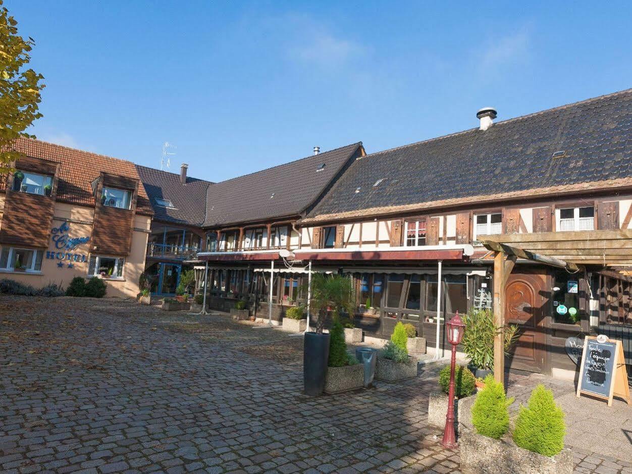 Hotel Restaurant Au Cygne Eschau Bagian luar foto